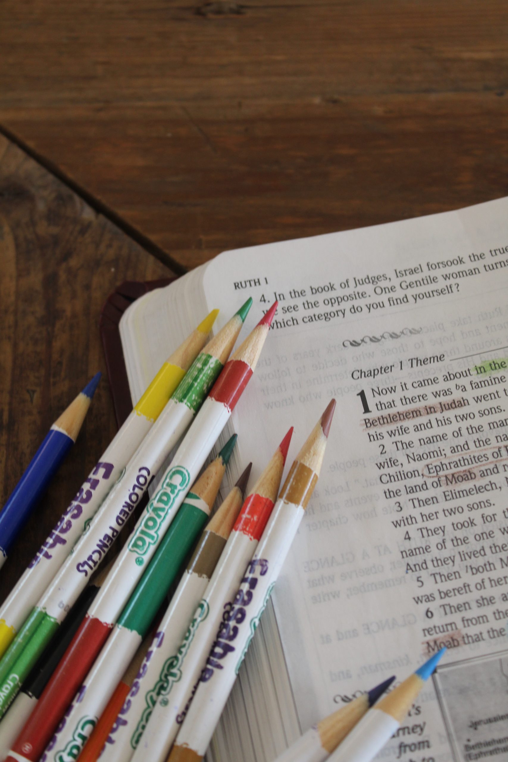 IMG_9914 Bible and crayolas